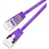 Wirewin Cat.6A 10 Gigabit Slim -patchkaapeli U/FTP, 0,25 m, violetti PKW-LIGHT-STP-K6A 0.25 VT