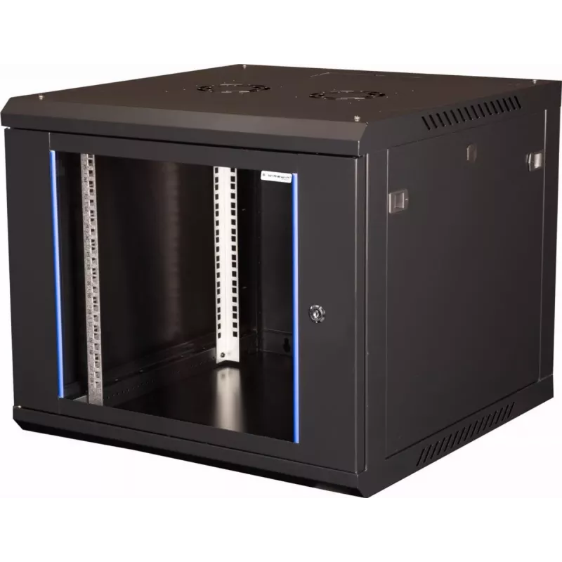 Wirewin WCAB PS3 600X600X9U B 19 tuuman seinäkotelo, 9U, 600x600 mm, musta
