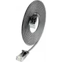 Wirewin Cat6a U/UTP Slim Ethernet -patchkaapeli 0,25 m musta SLIM-L-UU-K6A 0.25 BK
