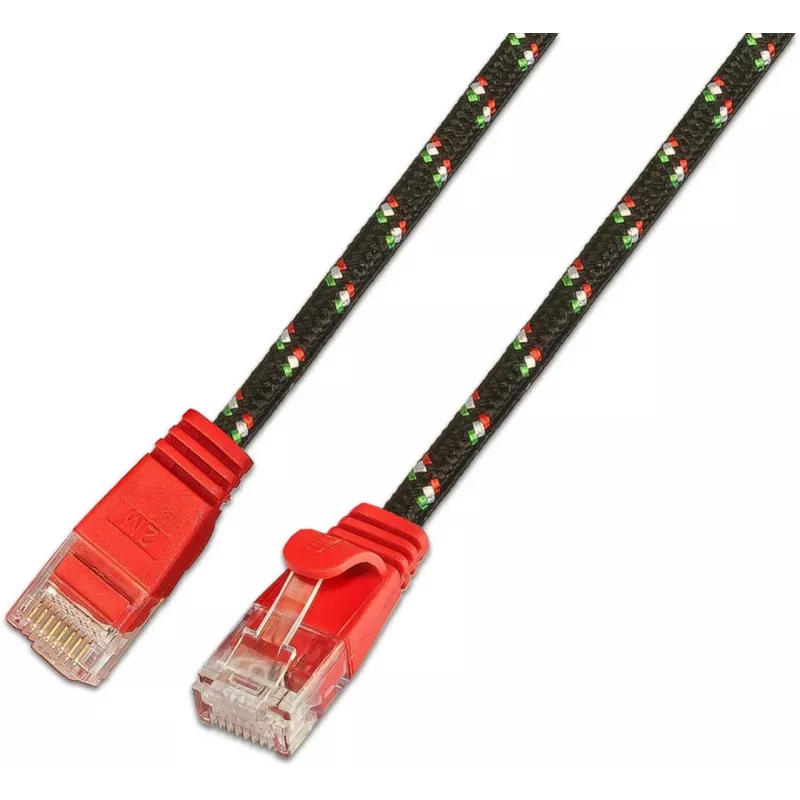 Wirewin SLIM Tough UTP -verkkokaapeli punainen 2 m Cat6 U/UTP (PKW-TOUGH-K6 2.0 RT)
