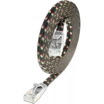 Wirewin Triotronik PKW-TOUGH-STP-K6 1.0 Cat6 U/FTP -patch-kaapeli, RJ45 uros - uros, 1 m, harmaa