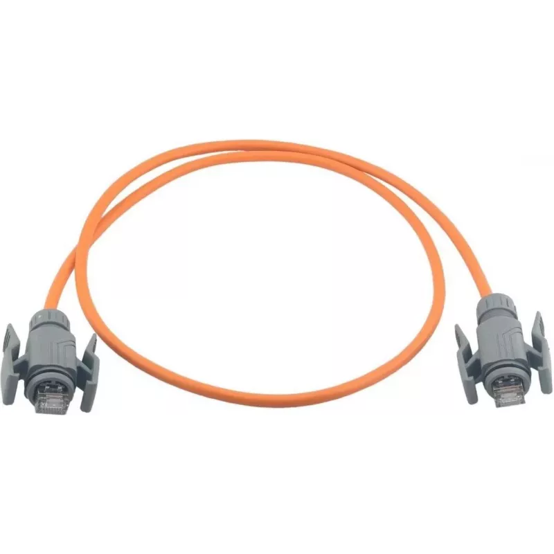 Wirewin Industrial Cat6a S/FTP PUR -patchkaapeli, 5 m, oranssi, IP67 RJ45 PKW-I2-SF-K6A-PUR 5.0 OR