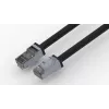 Wirewin ulko-CAT6A S/FTP -patchkaapeli, 5 m, musta, PUR-vaippa, Anti-UV PKW-OUT-SF-K6A-PUR 5.0