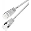 Wirewin Light -verkkokaapeli pyöreä U/FTP Cat 6a harmaa 3,0 m ohut joustava ohut PoE PKW-LIGHT-STP-K6A 3.0