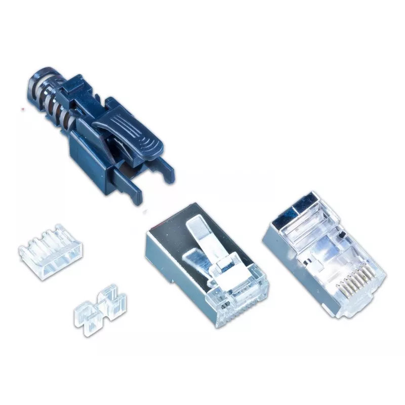 Wirewin MOD SL KAT6A STP 10 SW RJ45 kenttäasennettava liitin, Cat6A, suojattu, 10 kpl:n pakkaus
