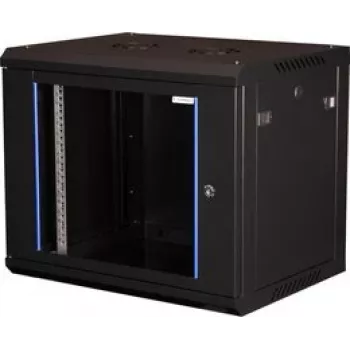 Wirewin 19 tuuman seinäkotelo, yksiosainen, Pro 3. sukupolvi, 600x450mm, musta (WCAB PS3 600X450X9U B)