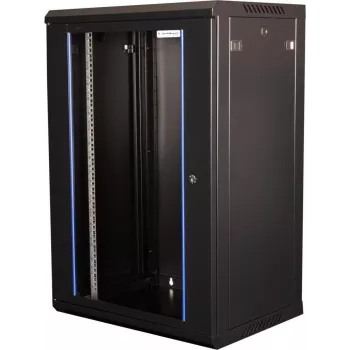 Wirewin 19 tuuman seinäkotelo, yksiosainen, Pro 3. sukupolvi, 600x450mm, musta (WCAB PS3 600X450X9U B)