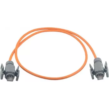 Wirewin Industrial Cat6A S/FTP PUR verkkokaapeli, 7,5m, oranssi, IP67 RJ45 PKW-I2-SF-K6A-PUR 7.5 OR
