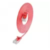 Wirewin SLIM KAT6A 10 Gigabit Light -verkkokaapeli pyöreä, U/UTP, Ø 3,6 mm, punainen (SLIM-L-UU-K6A 0.1 RD)