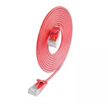 Wirewin SLIM KAT6A 10 Gigabit Light -verkkokaapeli pyöreä, U/UTP, Ø 3,6 mm, punainen (SLIM-L-UU-K6A 0.1 RD)