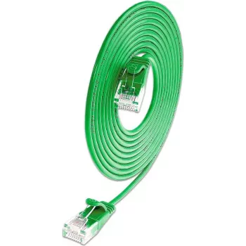 Wirewin SLIM KAT6A 10 Gigabit Light -verkkokaapeli pyöreä, U/UTP, Ø 3,6 mm, vihreä (SLIM-L-UU-K6A 0.25 GN)