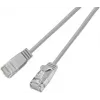 Wirewin SLIM Cat6A 10 Gigabit Light -verkkokaapeli pyöreä, U/UTP, Ø 3,6 mm, harmaa (SLIM-L-UU-K6A 2.0)