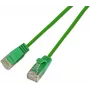 Wirewin Slim Cat.6A 10 Gigabit U/UTP -verkkokaapeli, 5 m, vihreä SLIM-L-UU-K6A 5.0 GN