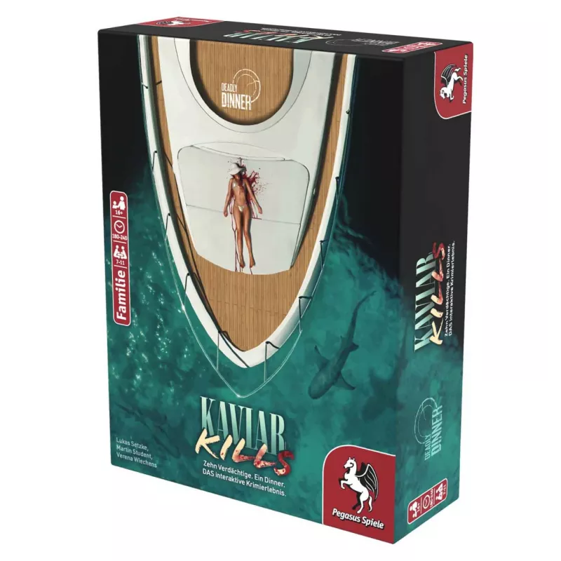 Pegasus Spiele Deadly Dinner – Kaviar Kills 19014G murhamysteeriseurapeli
