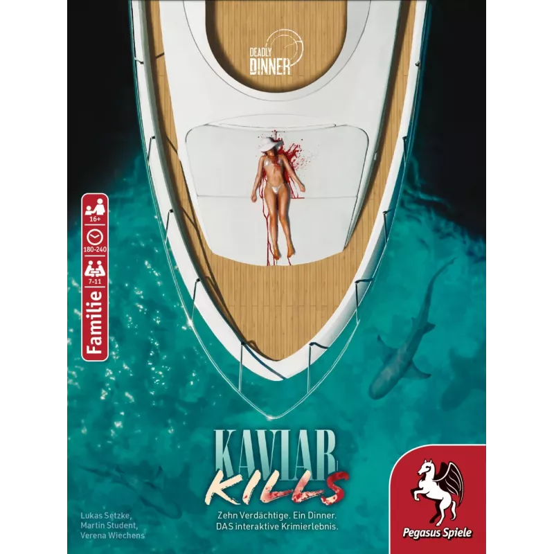 Pegasus Spiele Deadly Dinner – Kaviar Kills 19014G murhamysteeriseurapeli