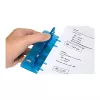 WEDO 67803 jäänsininen taskulävistin, 2 reikää, 8 arkkia, 6 mm