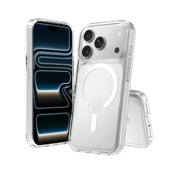 SCREENOR Bumper iPhone 18 Pro / 17 Pro MagSafe läpinäkyvä