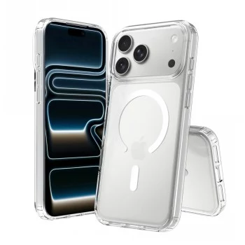 SCREENOR Bumper iPhone 18 Pro Max / 17 Pro Max MagSafe läpinäkyvä
