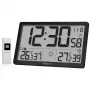 KIENZLE Jumbo NEO LCD sääasema seinäkello musta
