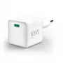 Hama GaN USB-C superpieni laturi, 65 W, PD, valkoinen (00201943)