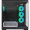 MONTECH TG3 PC-kotelo, karkaistu lasi x2, musta