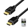 LogiLink HDMI-kaapeli 8K/60 Hz 48 Gbps metalli nylon sertifioitu musta 1 m
