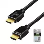 LogiLink HDMI-kaapeli A/M - A/M 8K/60 Hz 48 Gbps metalli nylon sertifioitu musta 5 m