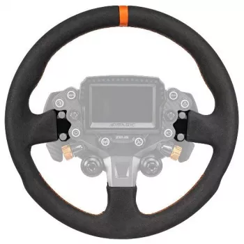Simagic ZS-330RR Alcantara-ratin kehä, 330 mm, ilman napaa