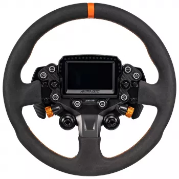 Simagic ZS-330RR Alcantara-ratin kehä, 330 mm, ilman napaa
