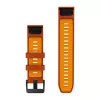 Garmin QuickFit 22 kellon ranneke, silikoni, Autumn Orange/Spark Orange