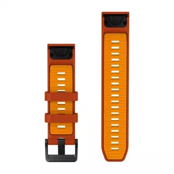 Garmin QuickFit 22 kellon ranneke, silikoni, Autumn Orange/Spark Orange