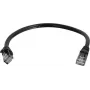 C2G 0,3m Cat6 Snagless UTP patch-kaapeli, musta 83404