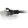 C2G 0,3m Cat6 Snagless UTP patch-kaapeli, musta 83404