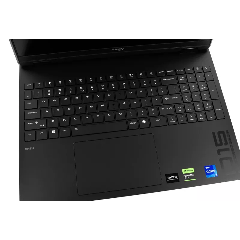 HyperX Omen 15 - i7-14650HX | 15,3 tuuman 180Hz QHD | 24GB | 2TB | RTX 5060 | Windows 11 Home | musta