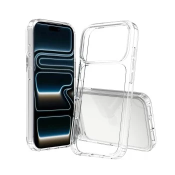 SCREENOR Bumper -kotelo iPhone 18 Pro / 17 Pro - läpinäkyvä