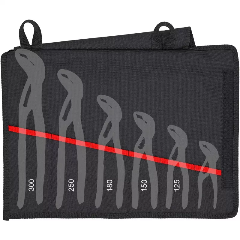 KNIPEX Cobra vesipumppupihdit 5-osainen sarja taittopussissa 00 19 55 S5