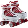 HUDORA rullaluistimet koko 32-35 punainen/valkoinen sneaker-tyyli Quad Skates
