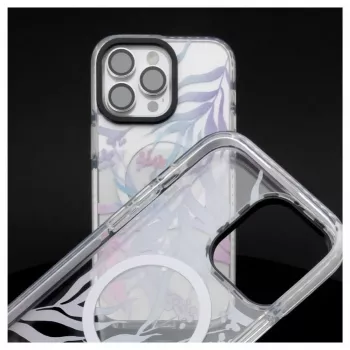 Evelatus Apple iPhone 15 Pro PC+TPU-kotelo MagSafe-yhteensopiva - yksilöllinen kukkakuvio