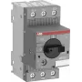 ABB MS132-6.3 moottorinsuojakytkin, 4,0-6,3 A, 3-napainen, terminen-magneettinen 1SAM350000R1009