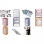 DURABLE Display Panel välilehdet 58 mm, läpinäkyvä, 10 kpl:n pakkaus 560919