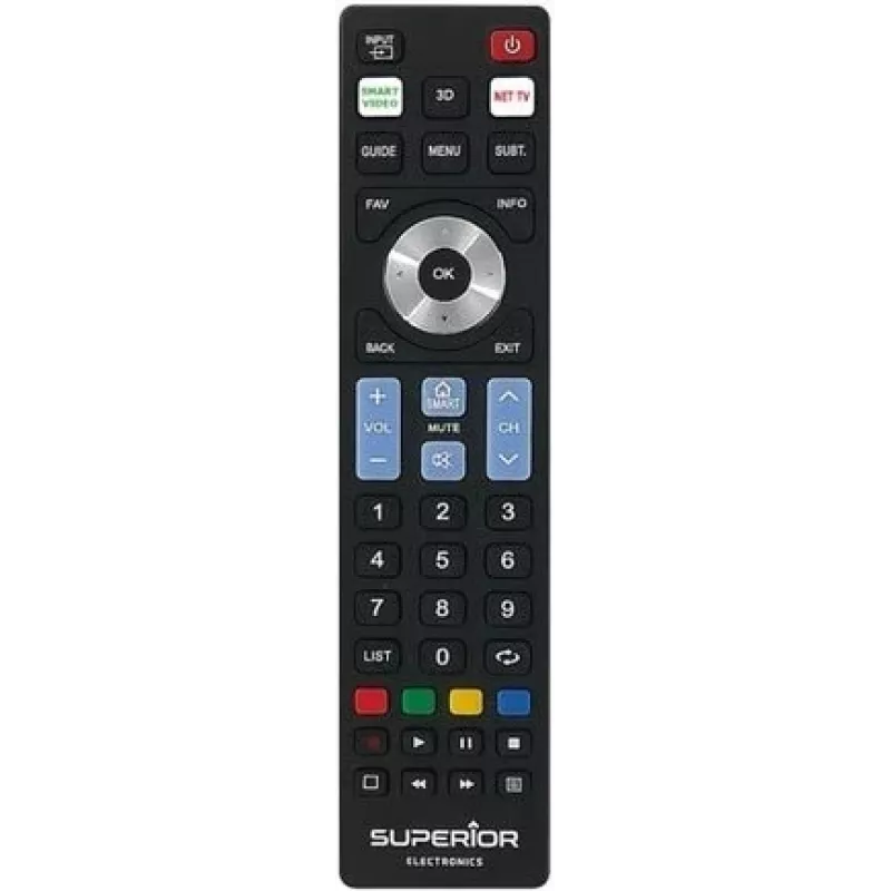 SUPERIOR ELECTRONICS SUPER Ready5 S yleiskaukosäädin – musta SUPTRB019