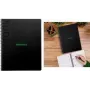 Rhodia Greenbook College muistikirja A5+ ruudullinen musta 119924C