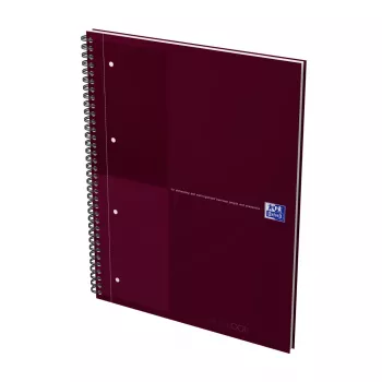 Oxford International collegelehtiö muistikirja, DIN A4+, viivoitettu, hardcover-kansi, kierresidottu, 80 arkkia, 1 kpl 400194459