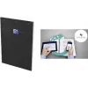 Oxford Smart muistilehtiö, DIN A4, ruudullinen, 80 arkkia, musta 400191246