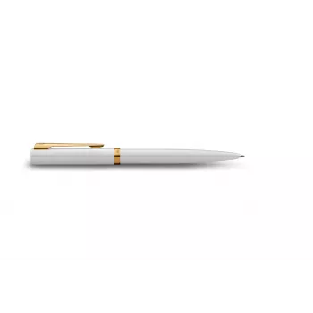 Waterman Allure Impression kuulakärkikynä, valkoinen lakka, kultakoriste, keskikokoinen sininen muste 2225511