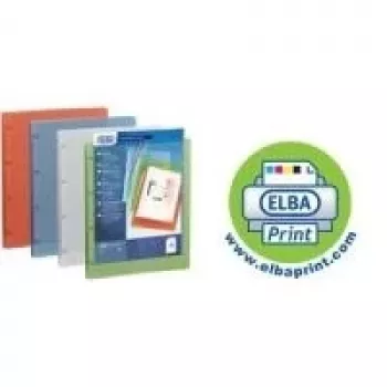 ELBA POLYVISION A4 esitysrengaskansio, 4 D-rengas, 20 mm selkä, läpinäkyvä PP 959034-17