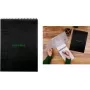 RHODIA GreenPad kierrevihko A4+ viivoitettu musta 90 g/m² 80 arkkia 119927C
