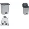keeeper Torge poljinjäteastia, 2x 11 litraa, hopea 1153616000000