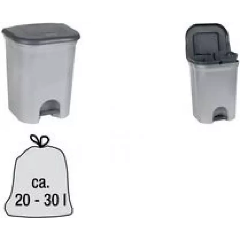 keeeper Torge poljinjäteastia, 2x 11 litraa, hopea 1153616000000
