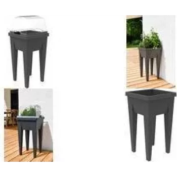 EDA Mini kohopenkki VEG&Table Aromatique, antrasiitti, 23L, 385x385x680mm 013927 G.ANT CX